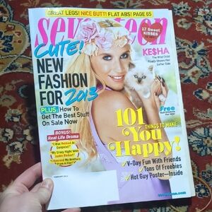 Vintage Seventeen Magazine February 2013 Issue - Kesha Cover